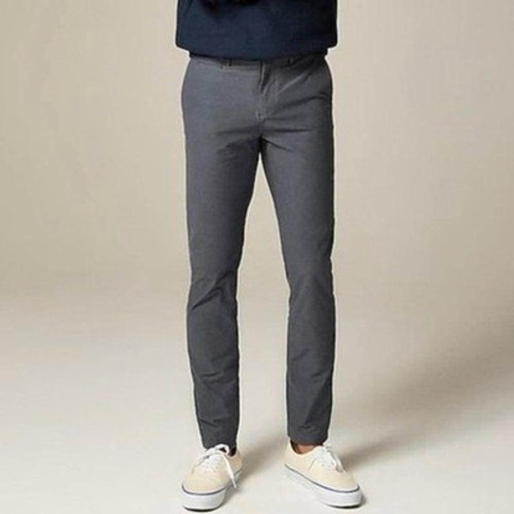 J Crew Mens Tech Pant Size 36 Slate Blue 770 Straight Fit Stretch Gorpcore